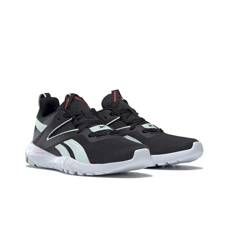 Reebok Mega Flexagon 'Black White Blue' Women's-2