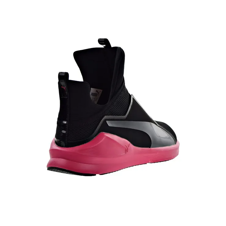 PUMA Fierce Core Anti-Slip Wear-Resistant Low-Top Running Shoes Women's Black Pink-3