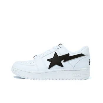 BAPE A BATHING APE Bape Sta Low M1 White Black