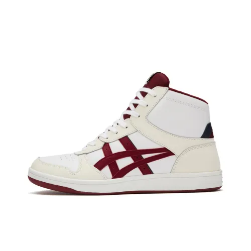 Onitsuka Tiger Buzzer Trainer Running Shoes Unisex High-Top White/Red