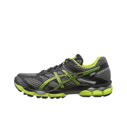 Asics Gel-Cumulus 16 Running Shoes Men Low-Top Black/Yellow