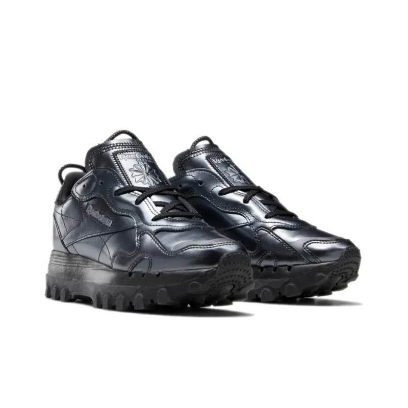 Reebok Classic Leather Cardi B Dark Silver Women's-2