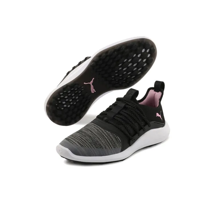 PUMA IGNITE Cushioned Slip-Resistant Breathable Lightweight Low-Top Casual Running Shoes Women's Black Gray-2