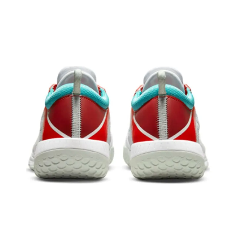 Nike Court Zoom Nxt 'White Habanero Red Washed Teal'-4