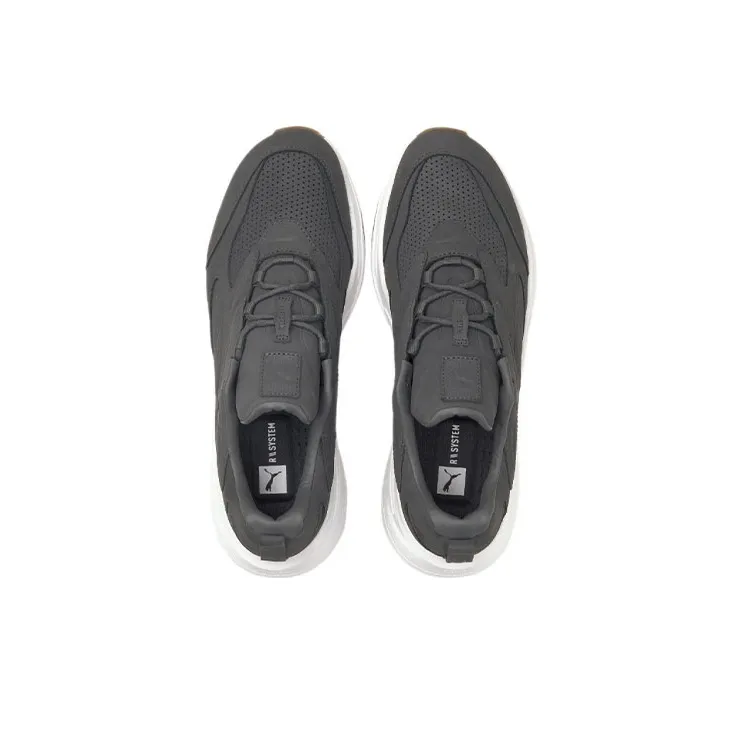 PUMA Rs Fast Prm Breathable Lightweight Low-Top Running Shoes Men's Gray-2