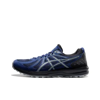 Asics Frequent Trail Lightweight Wear-resistant And Non-slip Low-Top Running Shoes Men's Blue