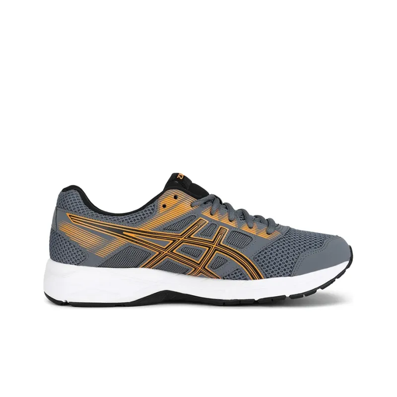 Asics Gel-Contend 5 B Wear-Resistant Low-Top Running Shoes Men's Gray Yellow-1