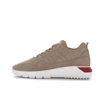 HOGAN Interactive³ Cushioned Slip Resistant Abrasion Resistant Low Top Casual Shoes Men's Light Umber