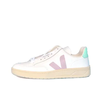 VEJA V 12 Leather 'White Parme Turquoise'