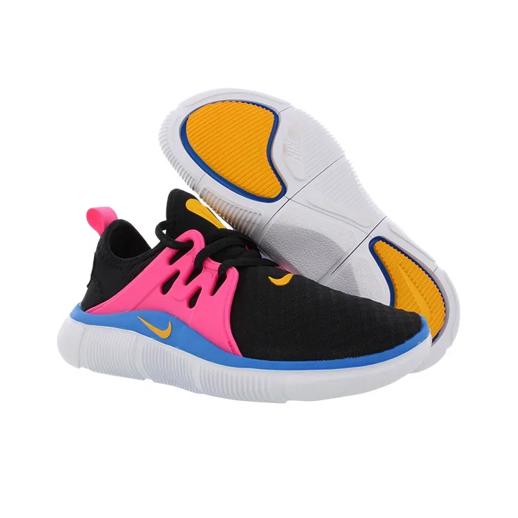 Nike Acalme Cushioned Anti-Slip And Wear-Resistant Lightweight Low-Top Casual Shoes Women's Black Pink-3