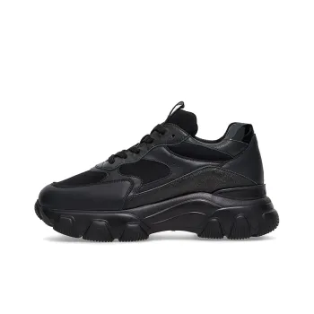 HOGAN Hyperactive Cushioning, Slip Resistant, And Abrasion Resistant Low Top Casual Shoes Women's Black