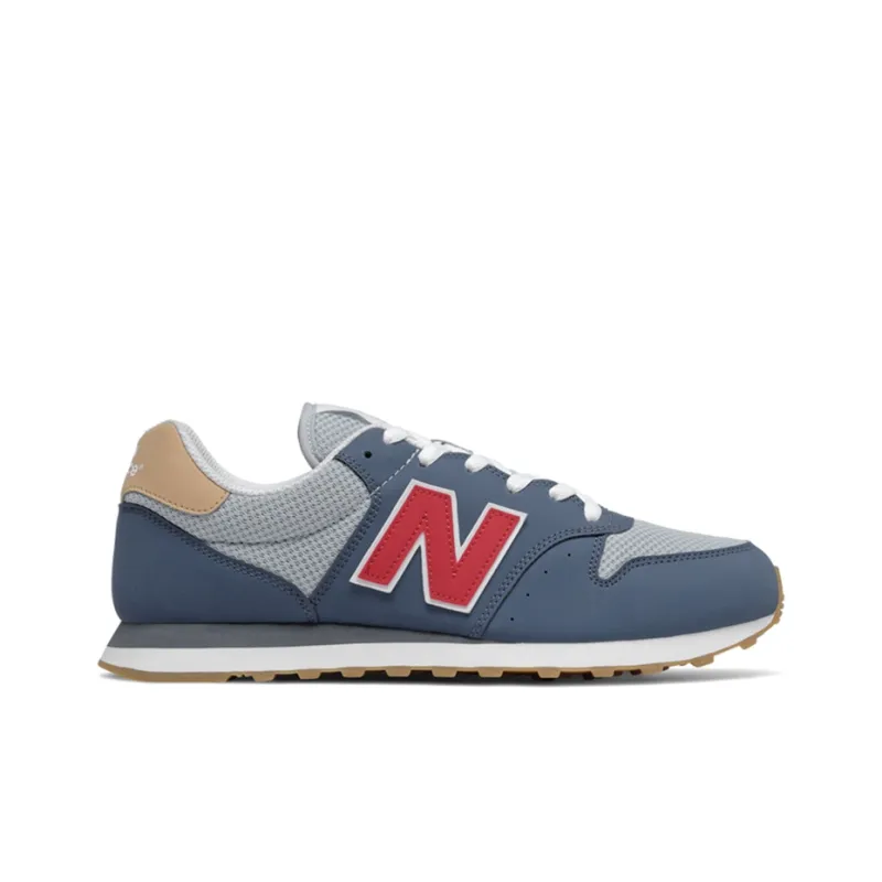 New Balance NB 500 Low Top Running Shoes Men's Blue Red-1