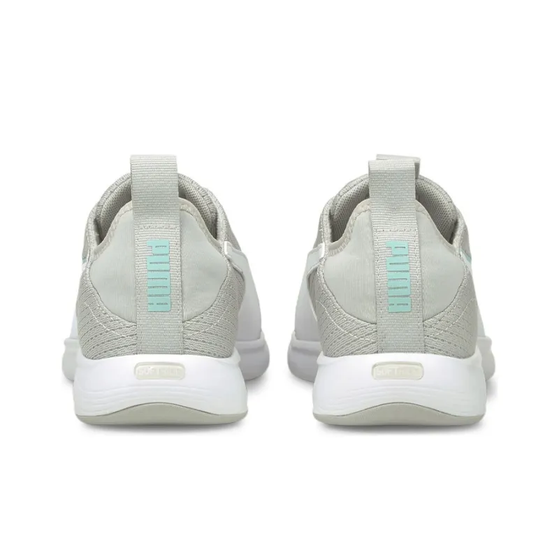 PUMA Axelion LS Cushioned Wear-Resistant Lightweight Mid-Top Running Shoes Women's Gray White-3