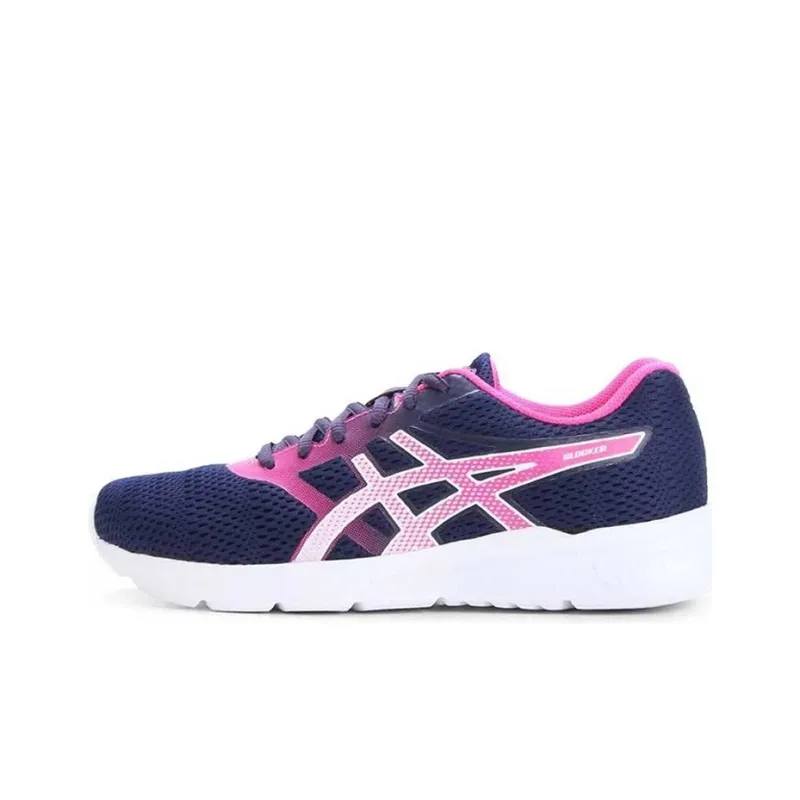 Asics Anti-Slip And Wear-Resistant Breathable Low-Top Running Shoes Women's Marine Blue-0