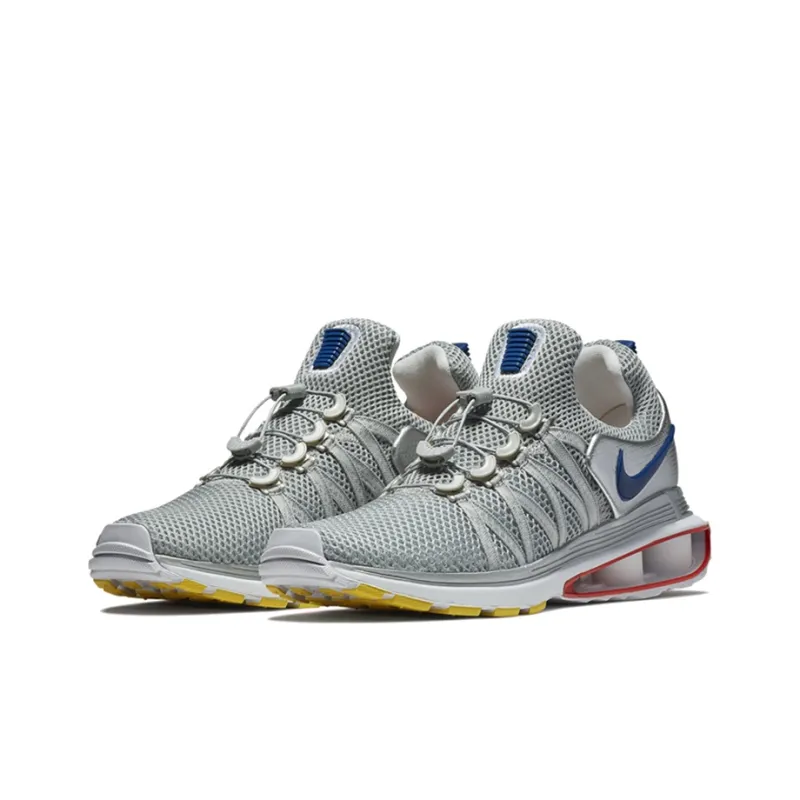 Nike Shox Gravity Metallic Silver Siren Red Gym Blue-2
