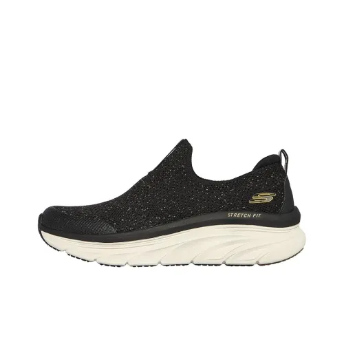 Skechers D'lux Walker Casual Shoes Women's Low-Top Black