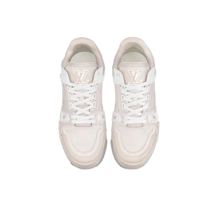 LOUIS VUITTON Lv Trainers 'Beige Denim'-3