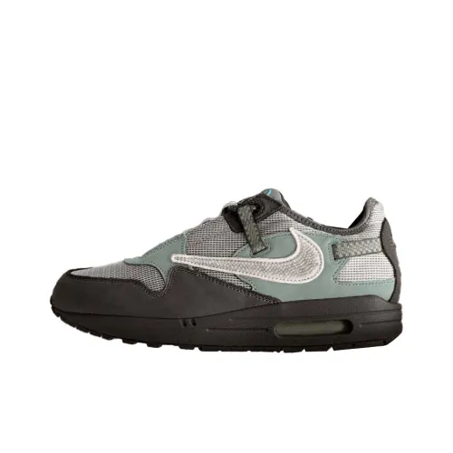 Travis Scott X Nike Air Max 1 Running Shoes Men Low Top Blue/Gray/Black