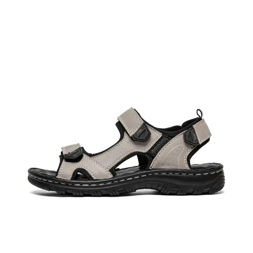 Jeep Beach Sandals Men Light Gray