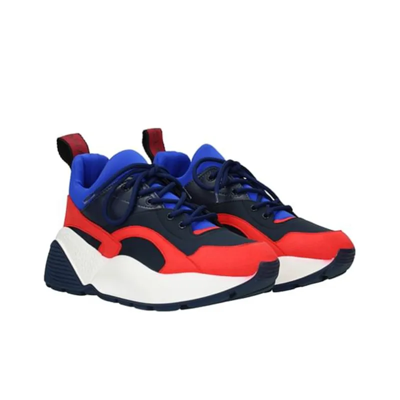 Stella McCartney Cushioned Slip Resistant Lightweight Low Top Running Shoes Women's Blue-2