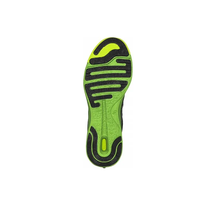 Asics Fuze Rush Cushioned Slip-Resistant Low-Top Running Shoes Men's Black Green-3