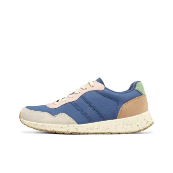 Skechers BOBS GROOVE Cushioning Anti Slip And Wear Resistant Low Top Casual Shoes Women's Blue Multicolor