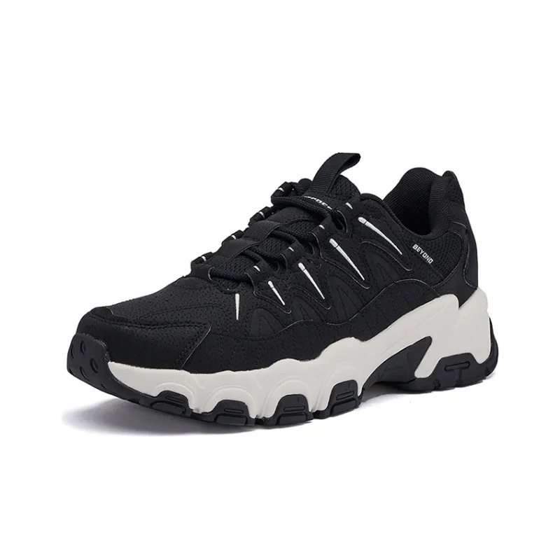 361° Series Of Reindeer Babirusa Abrasion Resistant Low Top Casual Shoes Men's Obsidian Black-1