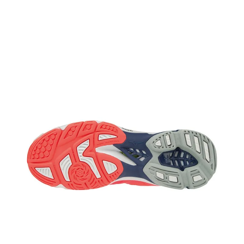 Mizuno Wave Lightning Z5 Running Shoes Unisex Mid-Top Red/Blue-3
