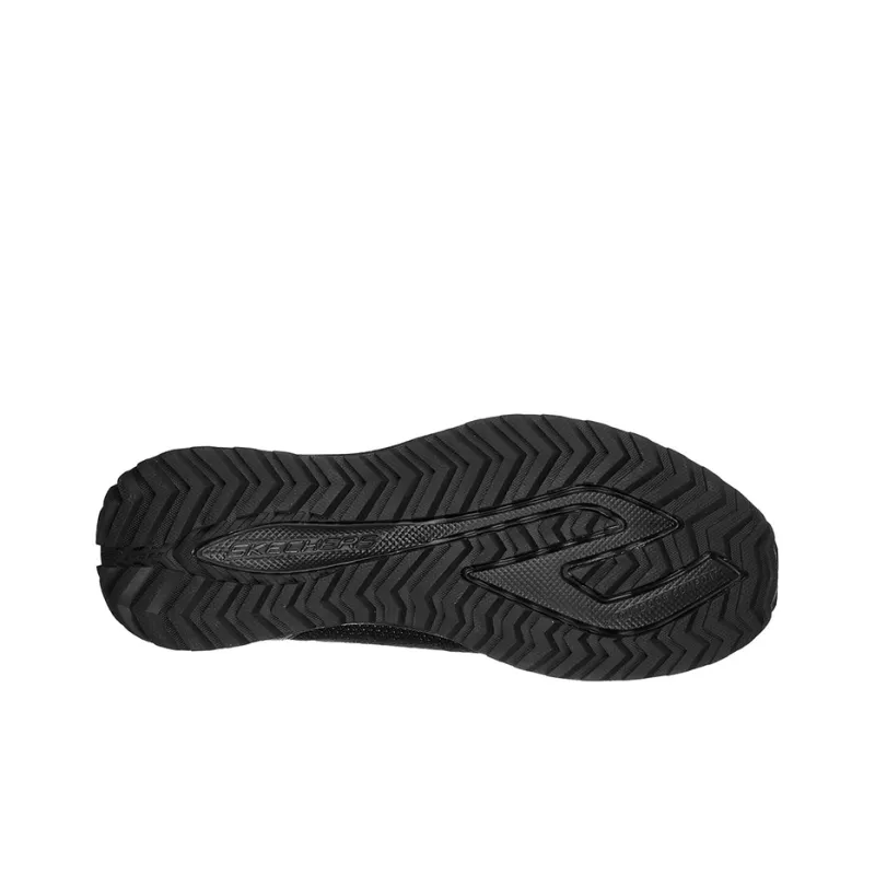 Skechers Relaxed Fit Trail - Krylos Non-slip Wear-resistant Shock Absorption Low-Top Running Shoes Men's All Black-4