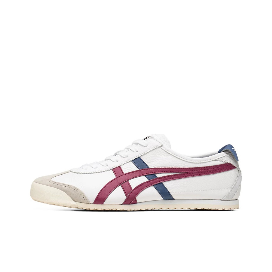 Onitsuka Tiger Mexico 66 Slip On White Mauve Blue US M 9