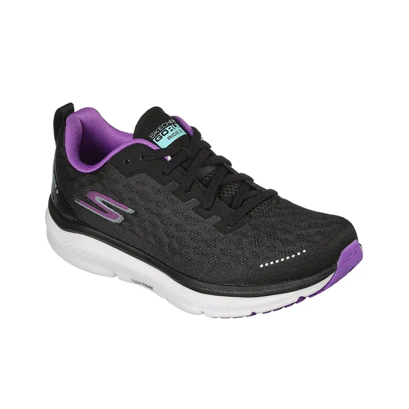 Skechers Go Run Ride 9 Low-Top Running Shoes Women's Black Purple-2
