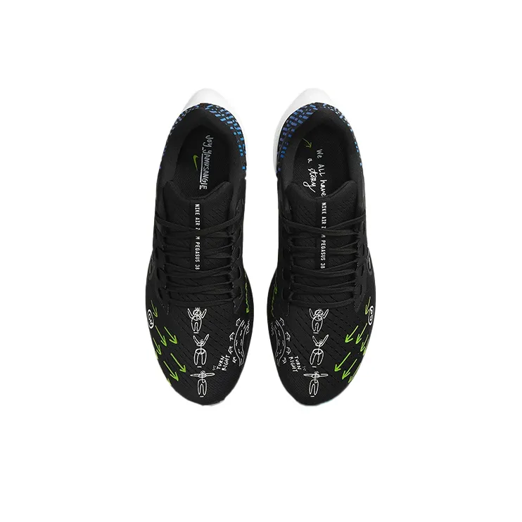 Nike X Joy Yamusangie Air Zoom Pegasus 38 'Running Thoughts Black'-3