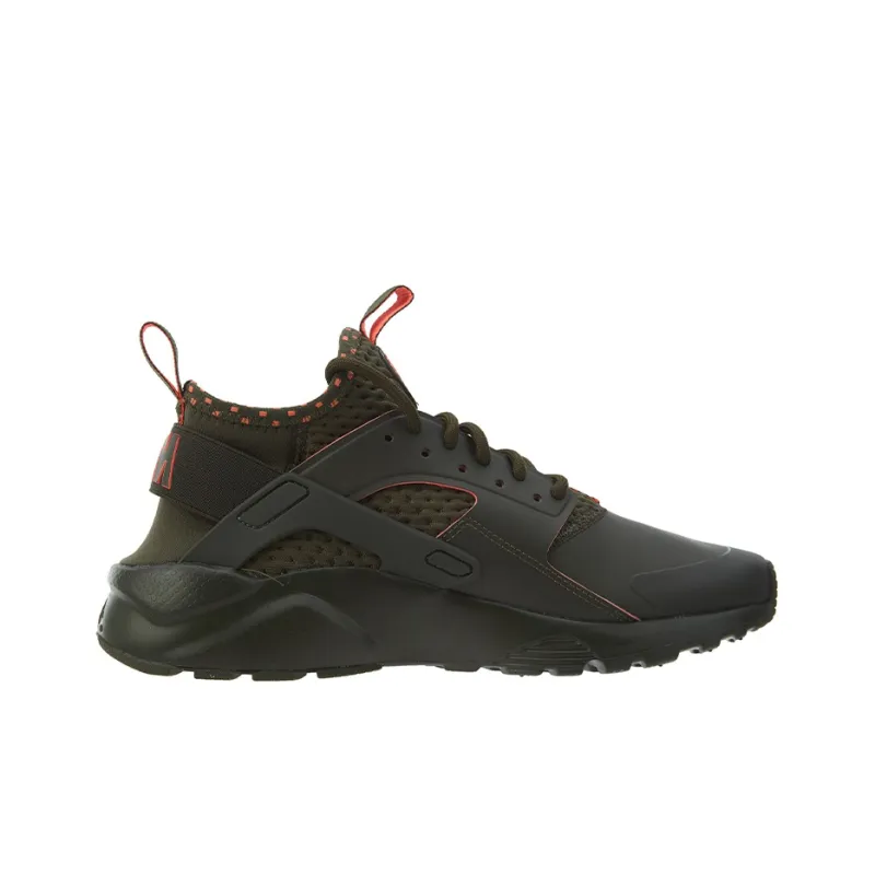Nike Air Huarache Run Ultra Cargo Khaki Crimson-1
