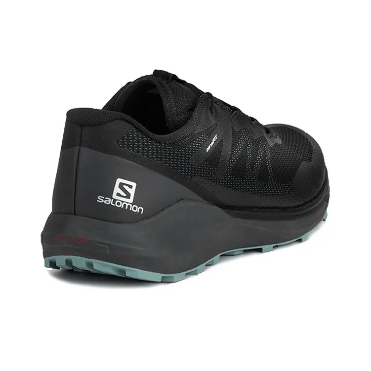 SALOMON Sense Ride 3 Anti-Slip And Wear-Resistant Breathable Low-Top Trekking Shoes Men's Black-3