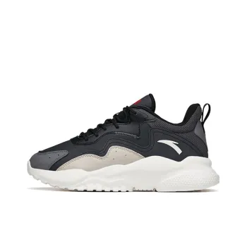 ANTA Life Collection Casual Shoes Men Low Top Carbon Gray/Black/Steel Gray/Shade 2 Gray