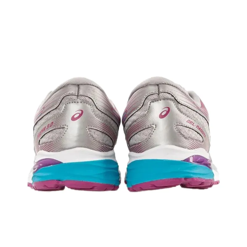 Asics Gel-Nagoya 3 Running Shoes Women's Low-Top Gray/Pink-3