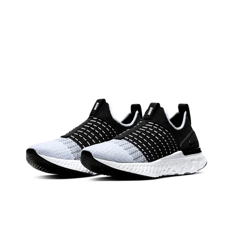 Nike React Phantom Run Flyknit 2 Black White Women's-2