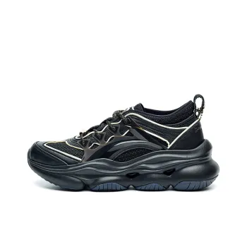 LI NING 1990 Casual Shoes Women's Low Top Black