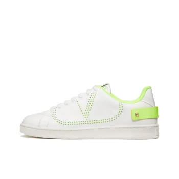 Valentino VLogo Signature Backnet GARAVANI Low Top Skateboard Shoes Men's White