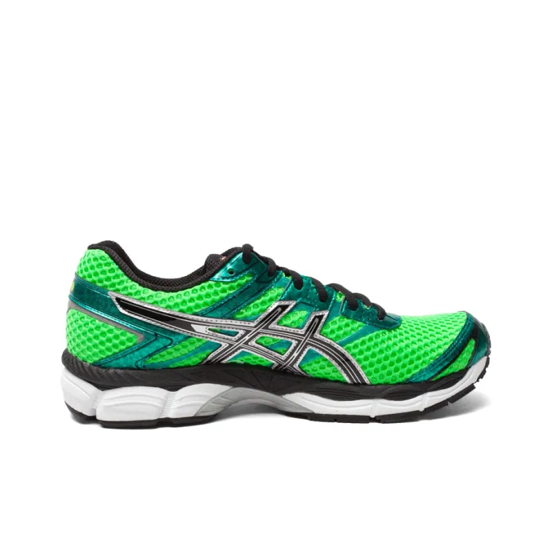 Asics Gel-Cumulus 16 Anti-Slip And Wear-Resistant Breathable Low-Top Running Shoes Men's Moss Green Gray Silver-1