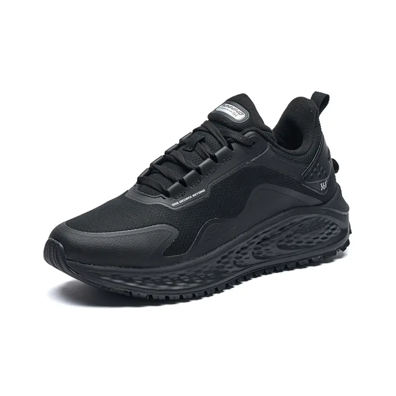 361° Casual Shoes Men Low-Top Obsidian Black-1