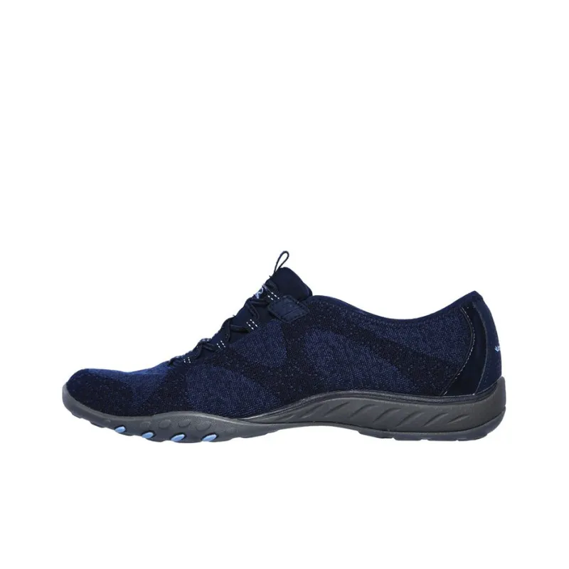Skechers Breathe-Easy Casual Shoes Women's Low-Top Marine Blue-0