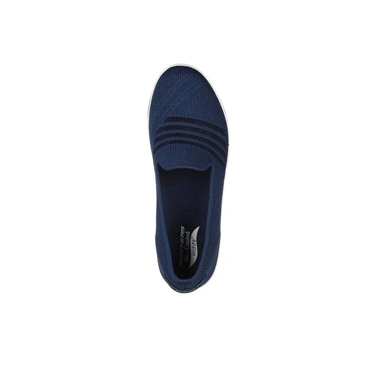 Skechers ARCH FIT UPLIFT Cushioning Anti-Slip Wear-Resistant Breathability Low-Top Casual Shoes Women's Marine Blue-3