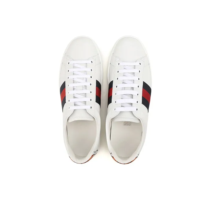 GUCCI Ace Vintage Web Lace-Up 'Tiger Patch'-3