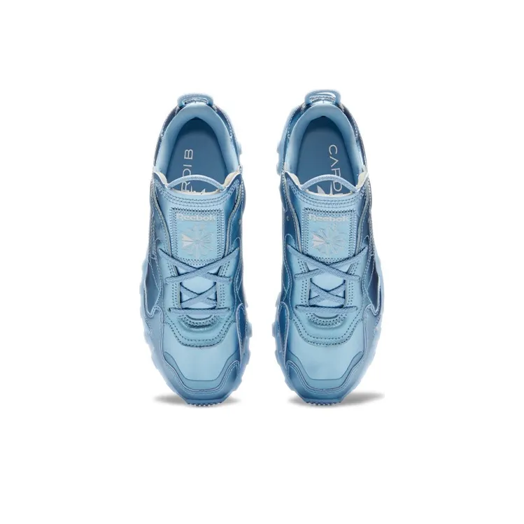 Reebok Classic Leather Cardi B Fluid Blue Women's-3