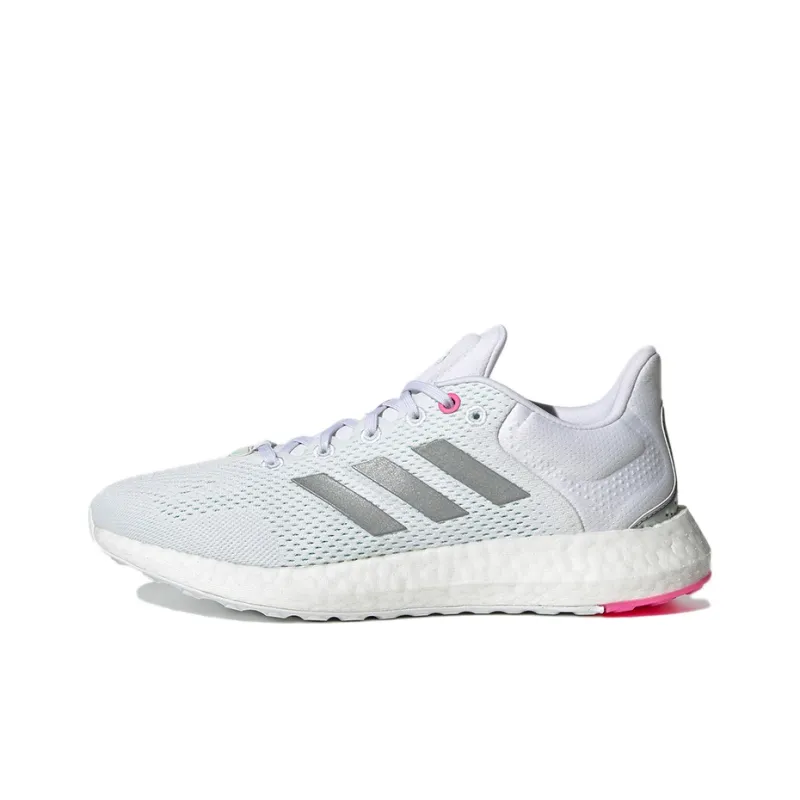 Adidas Pureboost 21 White Silver Mint Women's-0