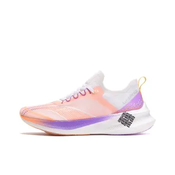 LiNing Feidian Challenger Dopamine Dressing Low Top Running Shoes Women's White Purple