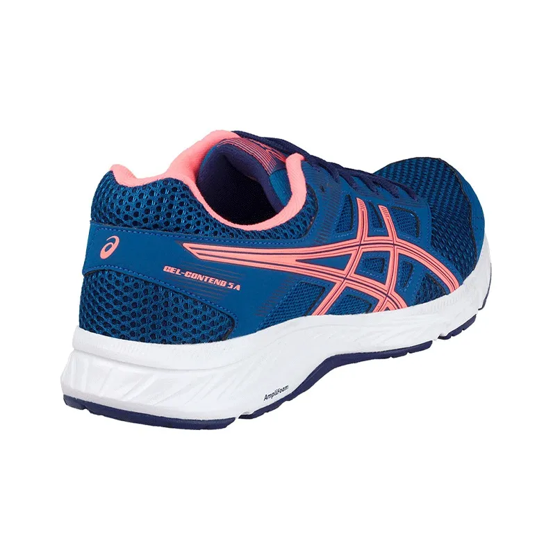 Asics Gel-Contend 5 Running Shoes Women's Low-Top Blue/Pink-1