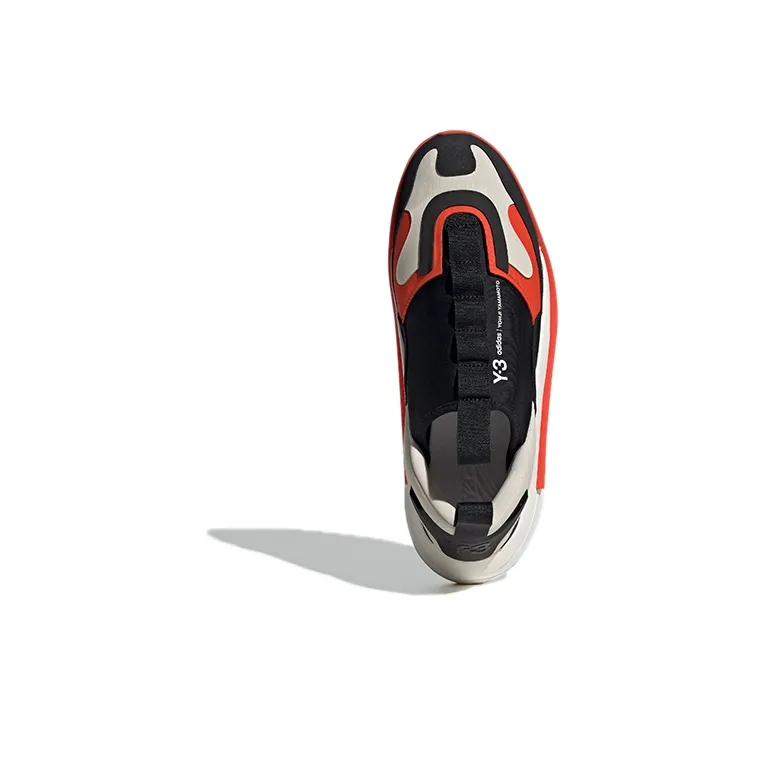 Adidas Y 3 Qisan Cozy Black Bliss Red-4