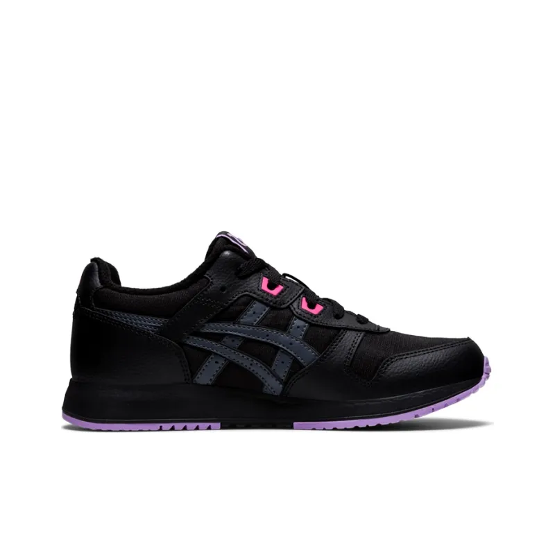 Asics Gel Lyte Run Wear Resistant Low Top Walking Shoes Women's Black Purple-1